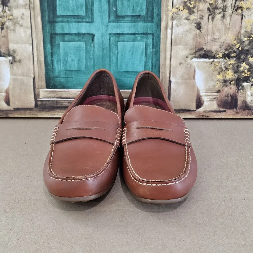 Florsheim Throttle Penny Loafer Cognac Brown Men  Size 9 M  11845 225